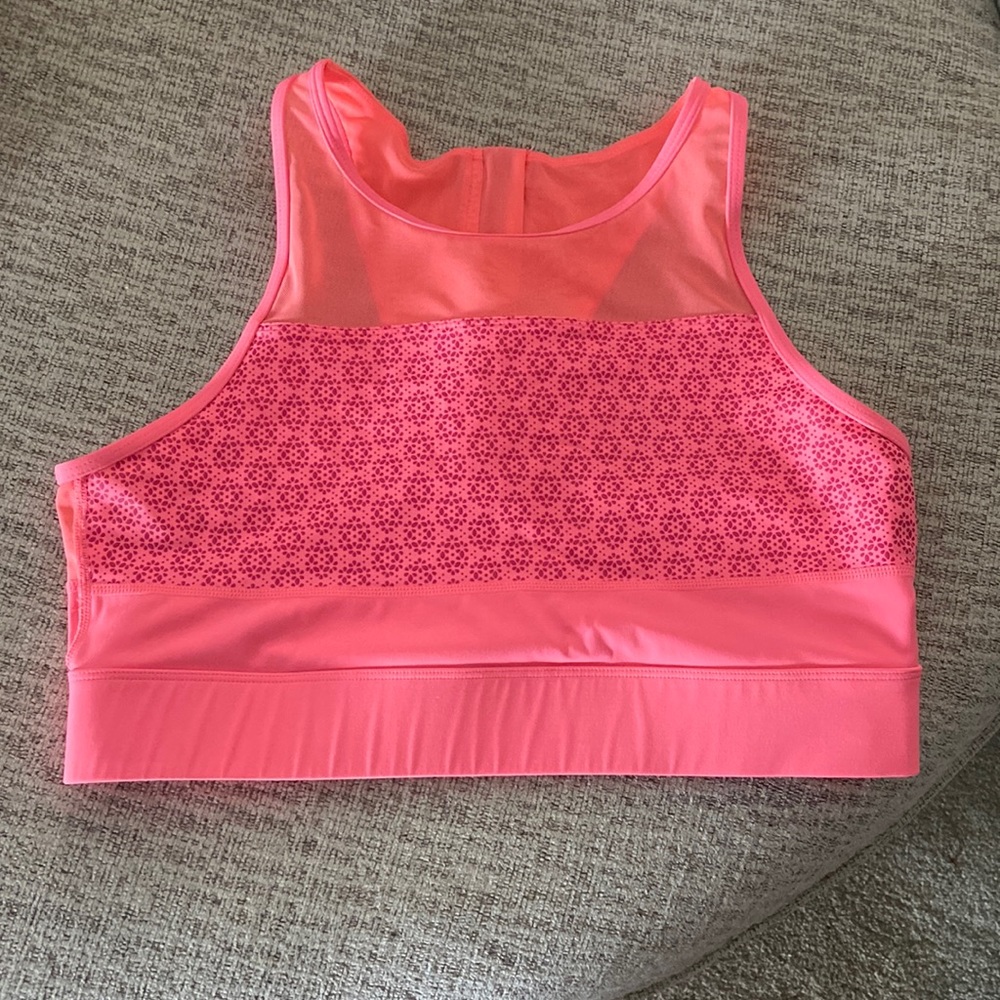 Zyia Neon Coral Flowerpower All Star Bra